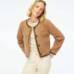 J Crew Sherpa Lady Jacket Size 14